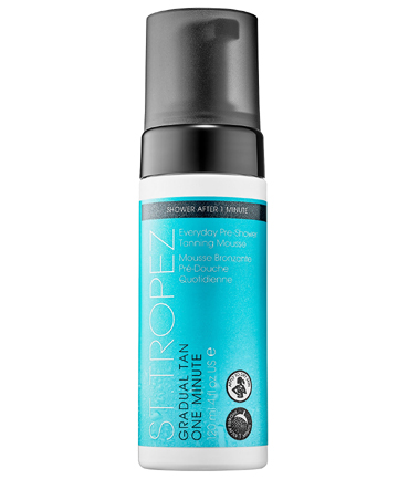 St. Tropez Gradual Tan 1 Munute Everyday Pre-Shower Tanning Mousse, $20