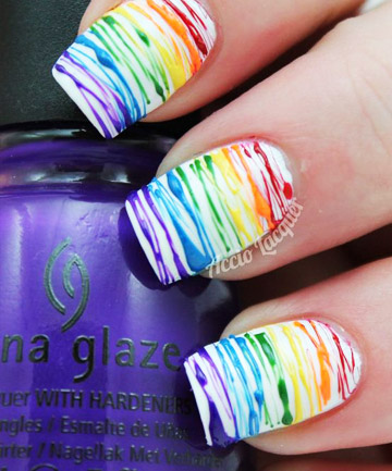 Rainbow Nails: Splatter Matter 