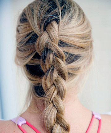 Reverse French Braid 