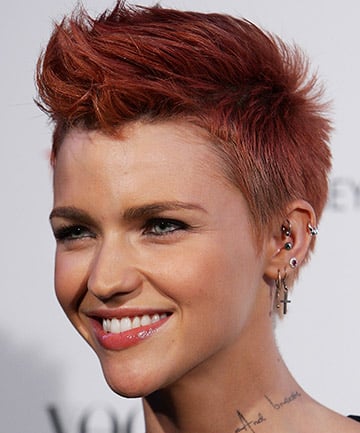 Ruby Rose's Punk Rock Hair in 2011