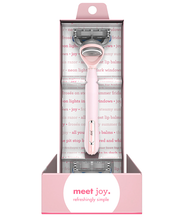 Joy Razor, Handle + 2 Razor Blades, $8.97