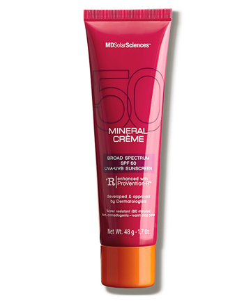 MDSolarSciences Mineral Creme SPF 50 Broad Spectrum UVA-UVB Sunscreen, $30