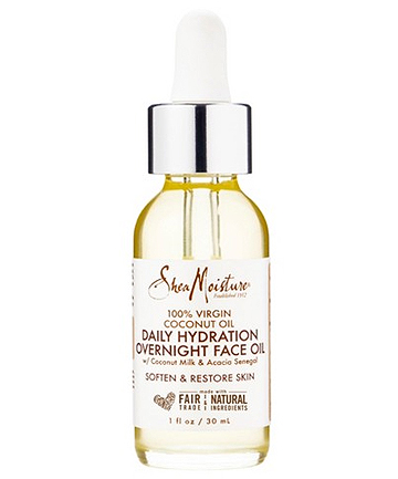  Shea Moisture 100% Virgin Coconut Oil Daily Hydration Overnight Face Oil, $7.89