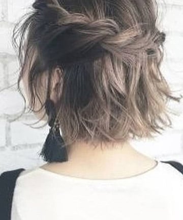 Twisted Half-Updo