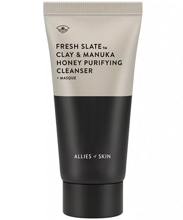 Allies of Skin Fresh Slate Clay & Manuka Honey Purifying Cleanser + Masque, $42