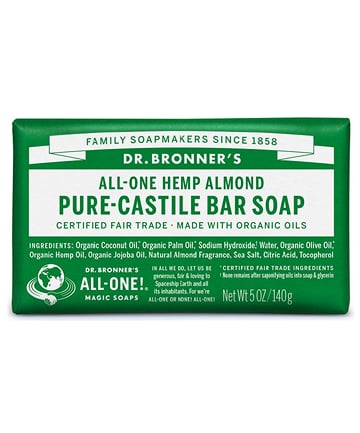 Dr. Bronner's All-One! Pure-Castile Bar Soap, $4.79