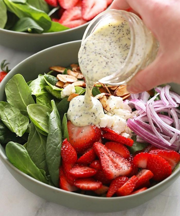 Strawberry Spinach Salad