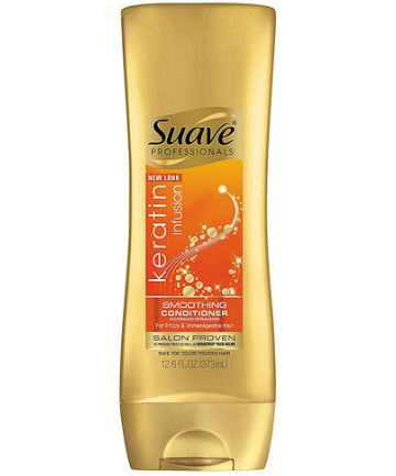 Best Split End Treatment No. 5: Suave Professionals Keratin Infusion Smoothing Conditioner, $2.99