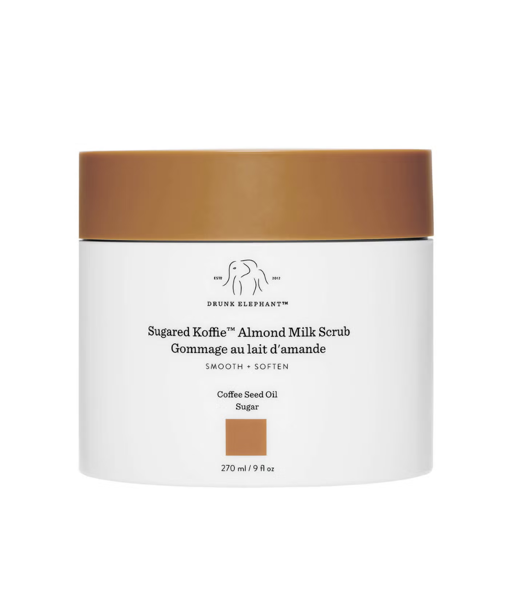 Drunk Elephant Sugared Koffie Almond Milk Body Scrub, $32