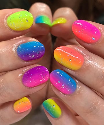 Neon Ombre Rainbows