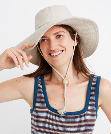 Madewell Canvas Oversized Sunhat, $30.99