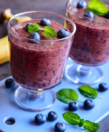 Blueberry Avocado Smoothie 