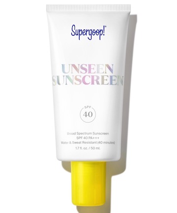 Supergoop! Unseen Sunscreen SPF 40, $34