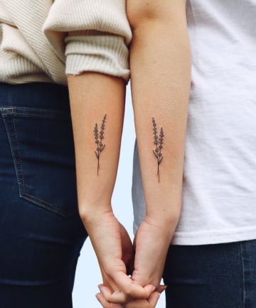 BFF Tattoos: Sprigs of Lavender