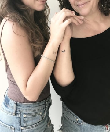 BFF Tattoos: Matching Moons