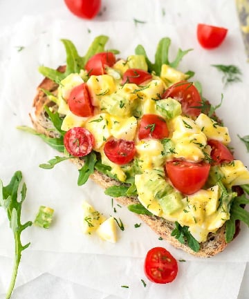 Healthy Egg Salad With Arugula 