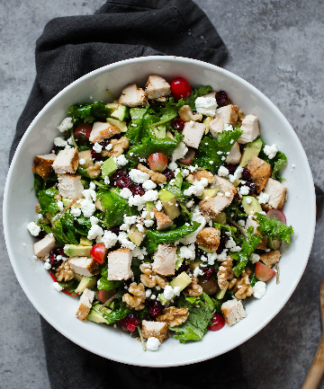 Chicken Kale Waldorf Salad