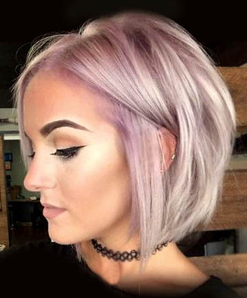 Lavender Textured Bob