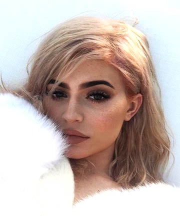 Kylie Jenner's Platinum Rose Locks