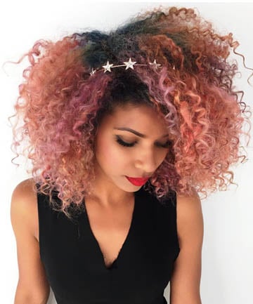 Rose Gold Corkscrew Curls