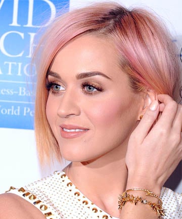 Katy Perry's Peachy Choppy Bob