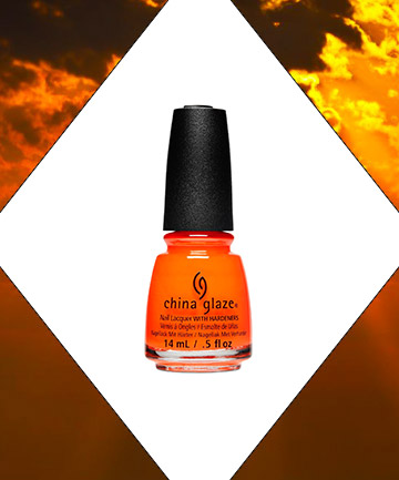 Best Summer Nail Colors: Fiery Orange