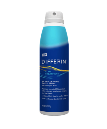 Differin Acne-Clearing Body Spray, $14.63