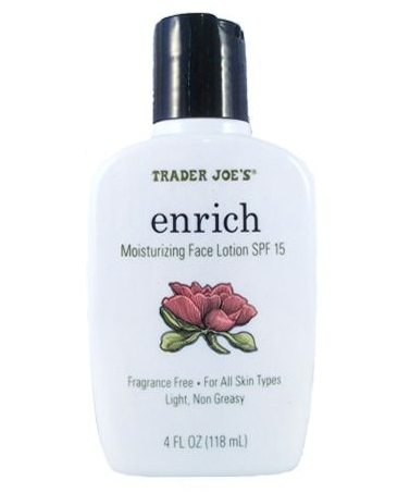 Trader Joe's Enrich Moisturizing Face Lotion SPF 15, $3.99