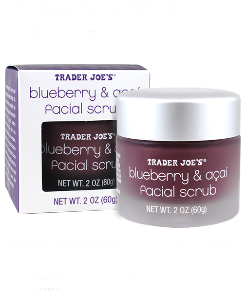 Trader Joe's Blueberry & Acai Facial Scrub, $5.99