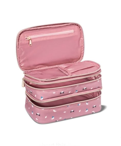 Sonia Kashuk Triple Zip Train Case, $21.99