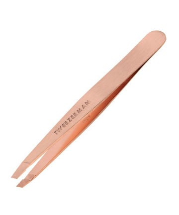 Tweezerman Rose Gold Slant Tweezer, $23