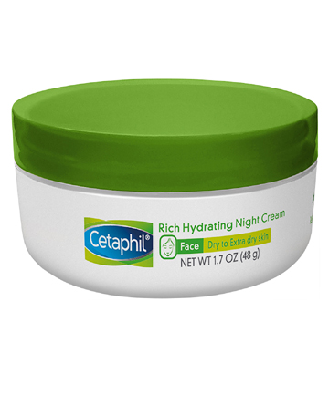 Cetaphil Rich Hydrating Night Cream with Hyaluronic Acid, $11.49