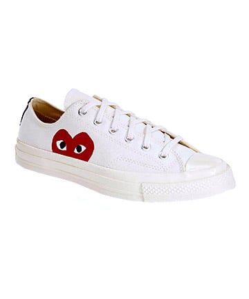 Comme des Garçons PLAY x Converse Chuck Taylor Hidden Heart Low Top Sneaker, $120