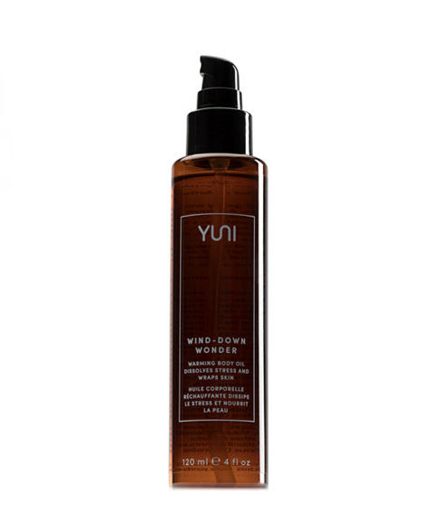 Yuni Wind Down Wonder Warming Body Oil, $35