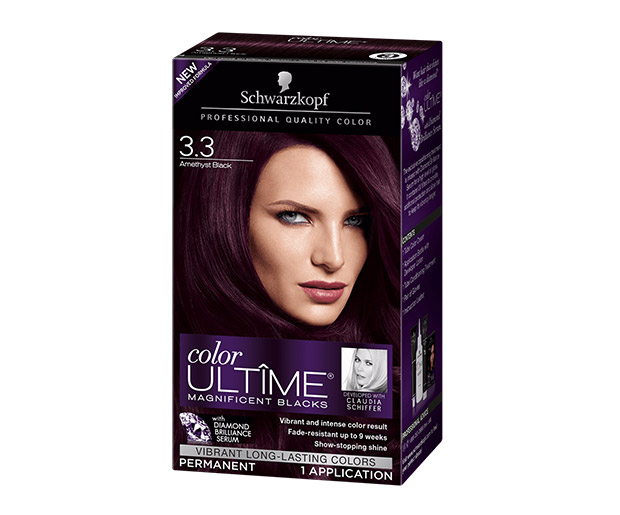 Schwarzkopf 3.3 Amethyst Black hair color